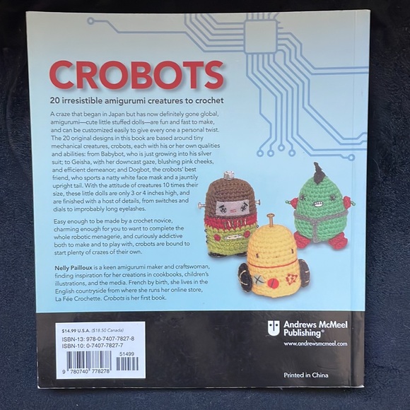Book CROBOTS. 20 amigurumi crochet robots to make. Softcover - Picture 3 of 7